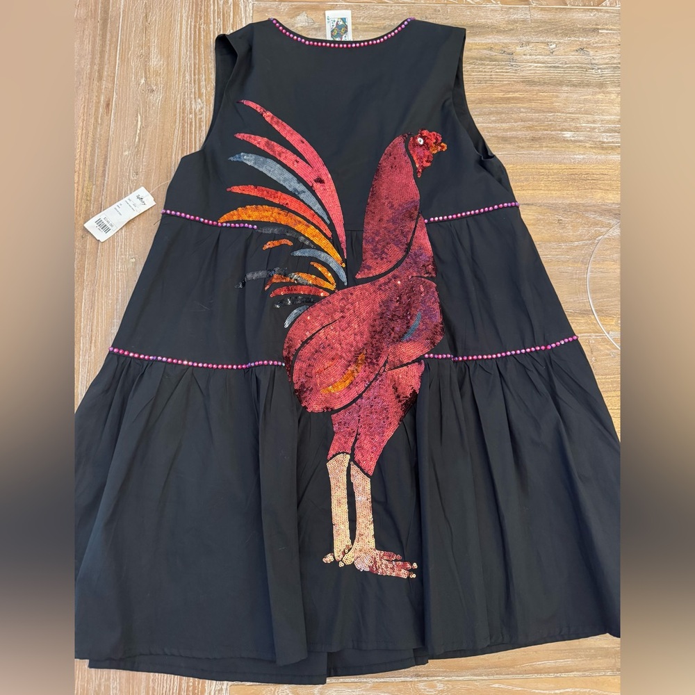 NWT Queen of Sparkles Gamecock back sequin mini dress. Size XS.